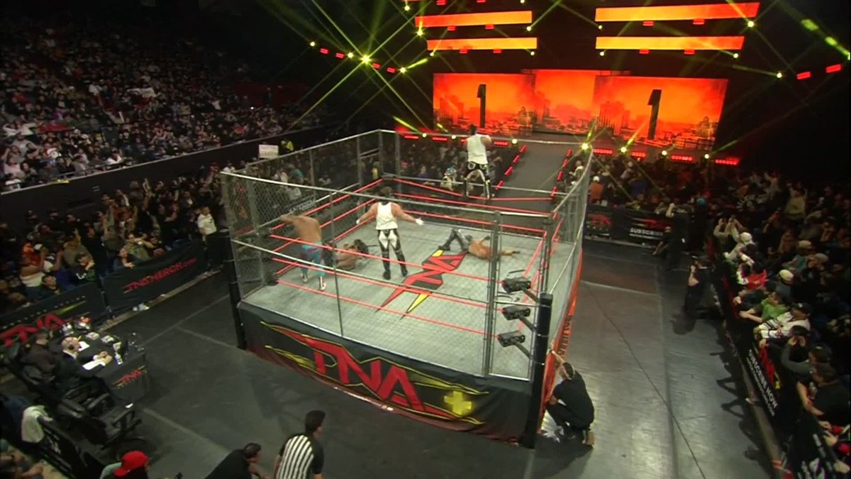 A history making night for LEON SLATER! Watch #TNASacrifice on TNA+: