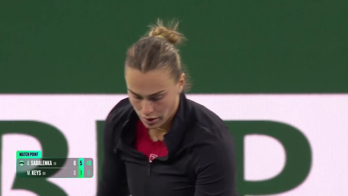 Aryna Sabalenka lost the Australian Open three-peat at the hands of Madison Keys, got to face her again in the Indian Wells semis, said she had revenge on her mind, and sent her packing 6-0 6-1 in 51 minutes. Serena Williams-esque. Main character energy.