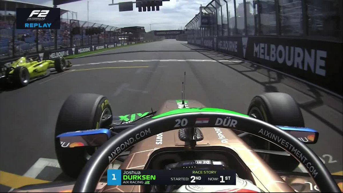 ¡Espectacular largada de Joshua Duerksen en Australia, en la sprint! 📺 #AusGP | Toda la temporada de #F2 por #DisneyPlus Premium