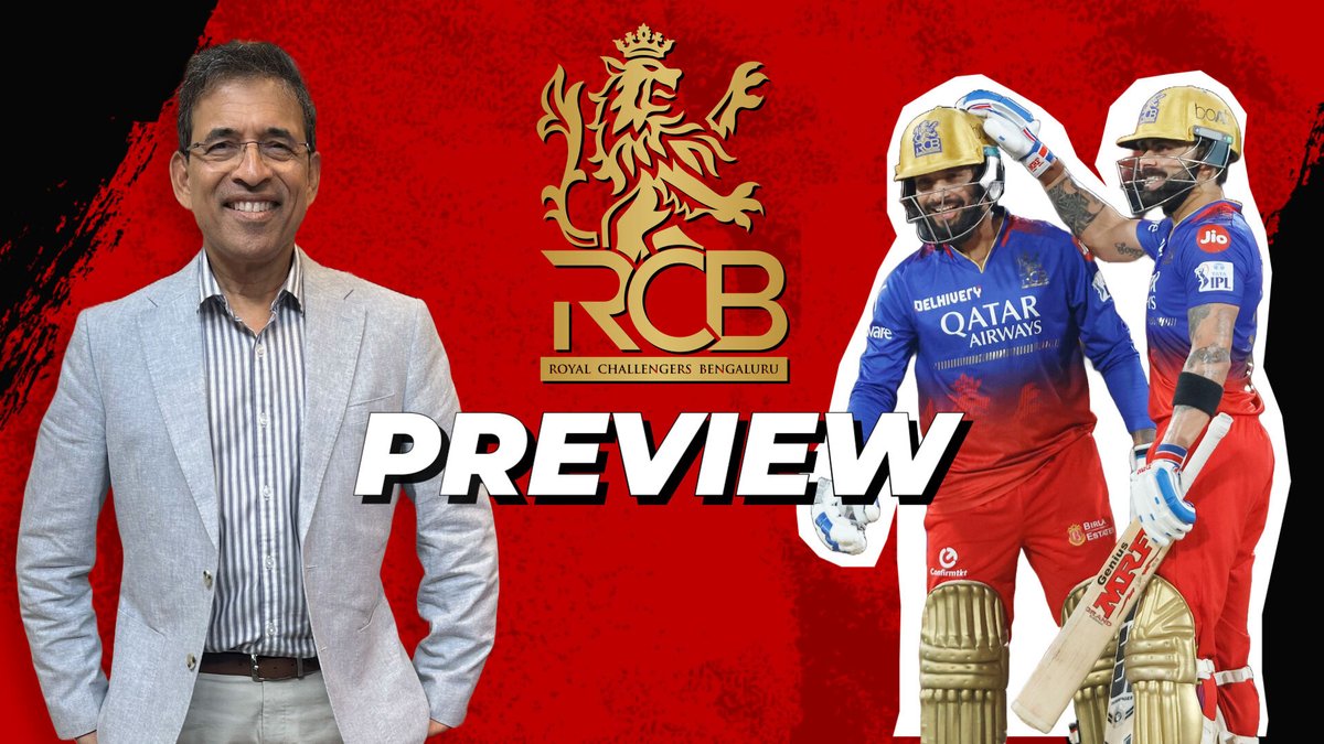 No. 1⃣8⃣ to win IPL 1️⃣8️⃣❓️ Harsha Bhogle previews RCB's chances, right here #IPL2025 #ViratKohli #RCB