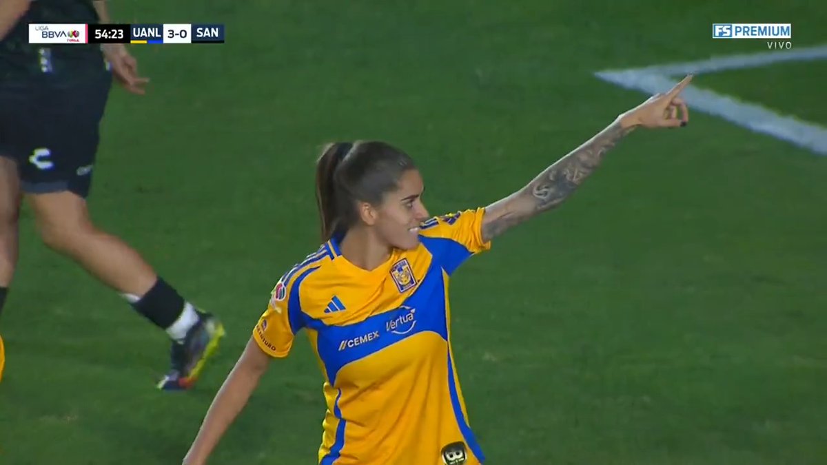 Cuatro partidos marcando, nuestra goleadora brasileña.