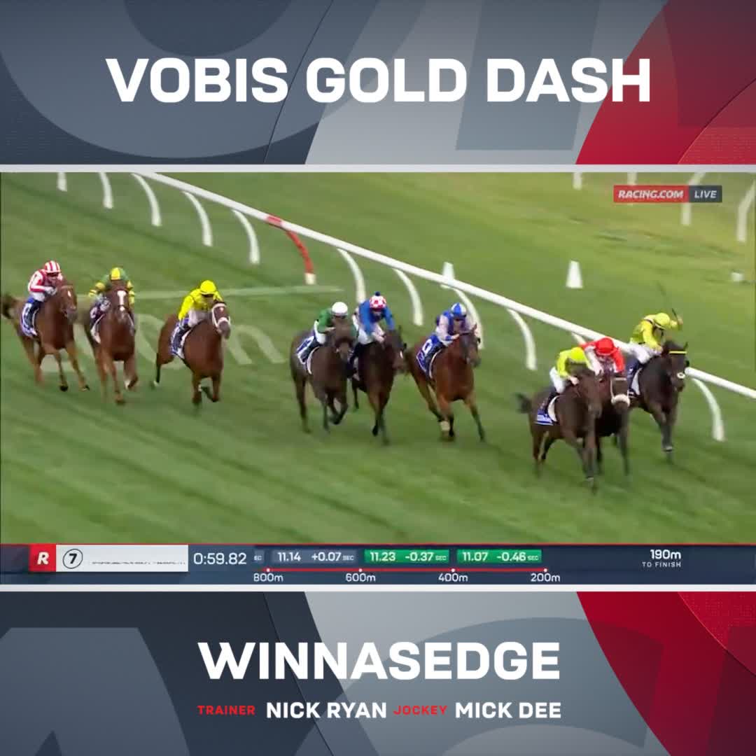 Winnasedge notches up consecutive victories at Caulfield under the urgings of Mick Dee's hands &amp; heels ✅ Nick Ryan Racing