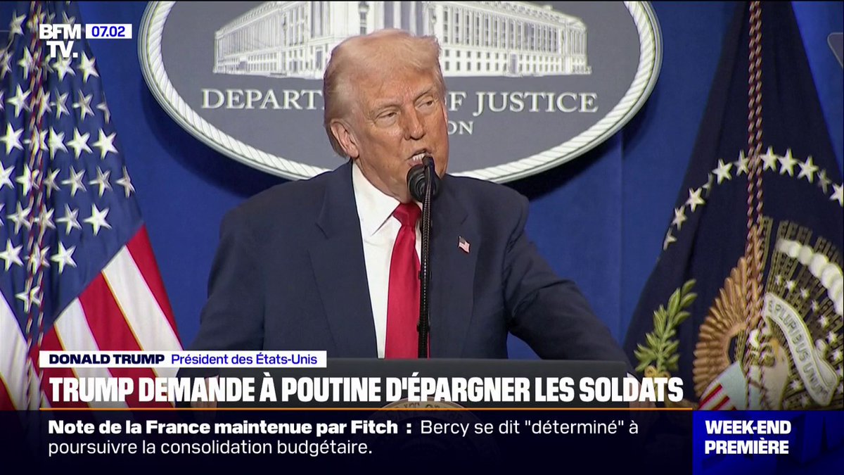 💬 "Ne les tuez pas" Donald Trump demande à Vladimir Poutine d'épargner les soldats ukrainiens dans la région de Koursk