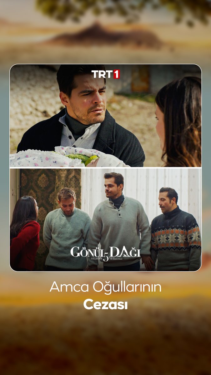 Amca oğulları, bu cezayı hak etti! #GönülDağı yeni bölümüyle bu akşam saat 20.00'de TRT 1'de! 📺 Gönül Dağı