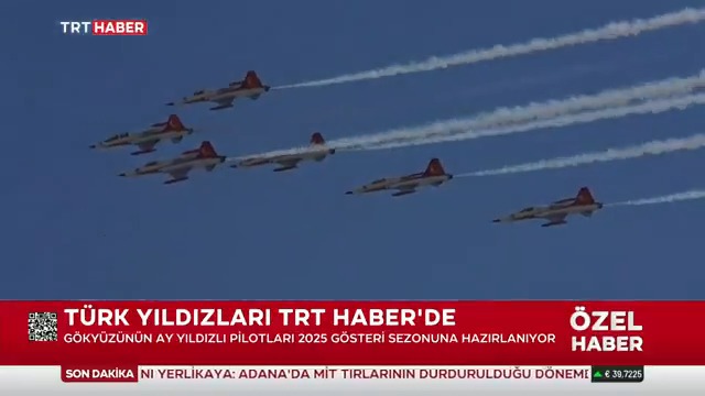 🇹🇷✈️Dikkat yıldız çıkabilir... Gökyüzündeki milli takımımız Türk Yıldızları, 2025 gösteri sezonuna hazırlanıyor. TRT Haber, yeni üyeler ve nefes kesen yeni hareketlerle yapılan hazırlıkları ilk kez görüntüledi.