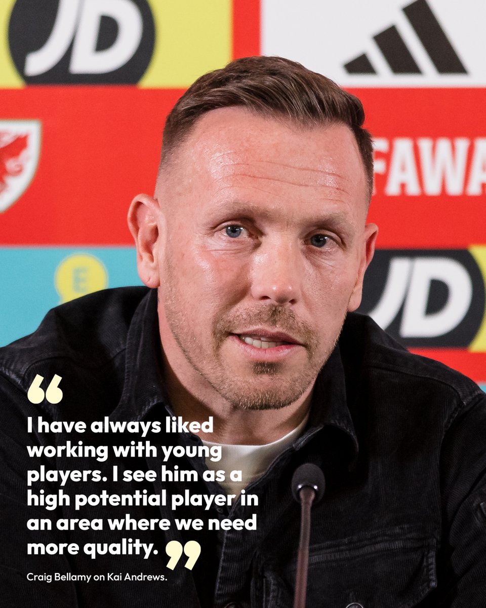 Craig Bellamy on calling up Kai Andrews for the first time 💬🏴