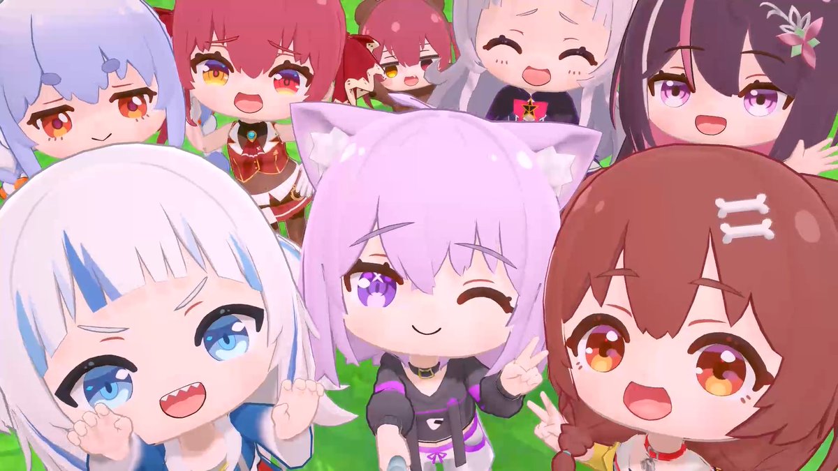 『ぷちホロの村 ～剣とお店と田舎暮らし～』 畑を耕したり、村の外で冒険したり、集めた素材でクラフトしたり、お店で商売したり、オシャレしたり、、 自由な楽しみ方でホロメンたちとスローライフを満喫🌲🏠 マルチプレイも対応✨ 2025年末 Steamにて配信予定（日/英） #ぷちホロの村 #holoIndie