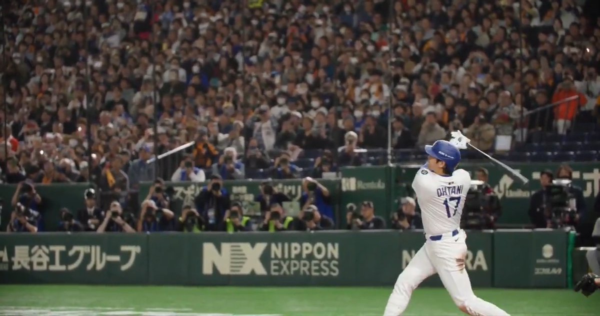 This view of the Shohei homer 😮‍💨 #TokyoSeries