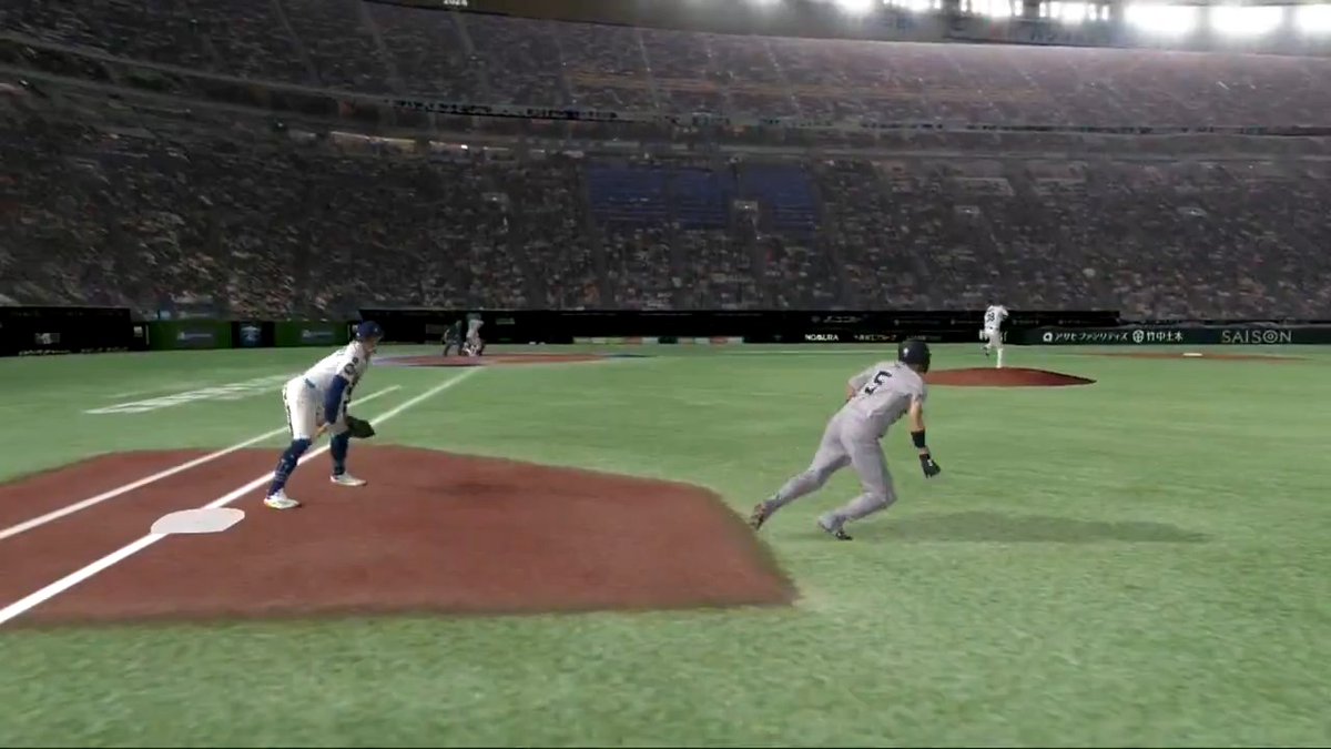 Video game-style replays at the #TokyoSeries 🤯