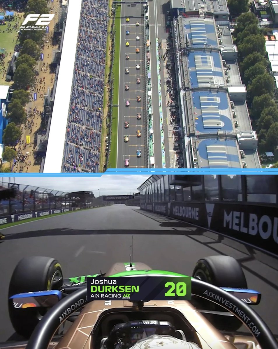 Here's how Duerksen got the better of Fornaroli at the start of the Sprint ⚔️ #F2 #AusGP