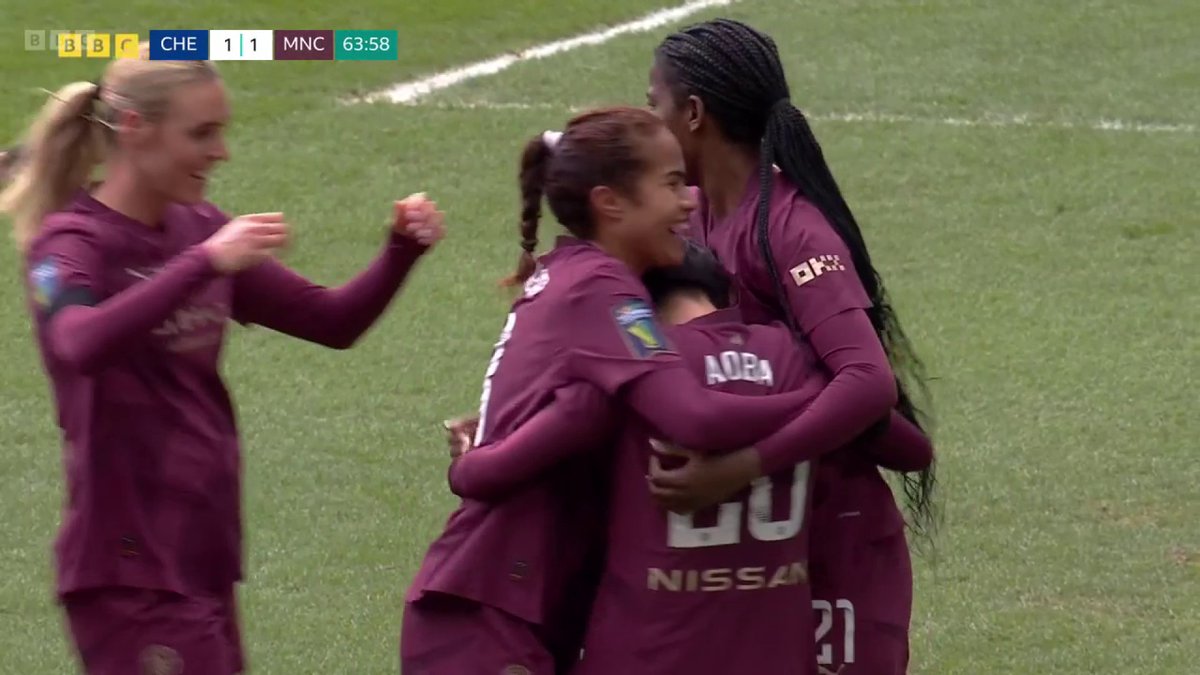 🗣 "That is magnificent!" 🤩 What a hit from Aoba Fujino to bring Man City level! ⚽🔥 #BBCFootball