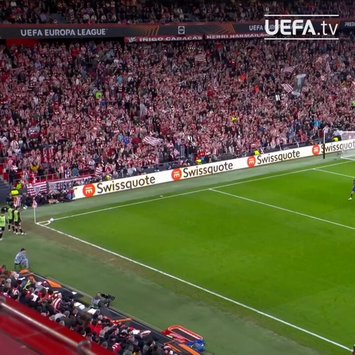 Listen to that roar after Berchiche's goal 🔊🥰 Athletic Club | #UEL