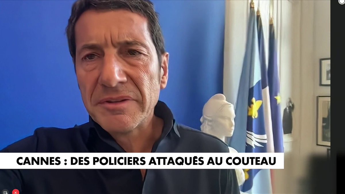 Le maire de Cannes, David Lisnard, s'est exprimé sur l'agression au couteau de policiers : «On est malheureusement sur un profil habituel» dans #180minutesInfoWE