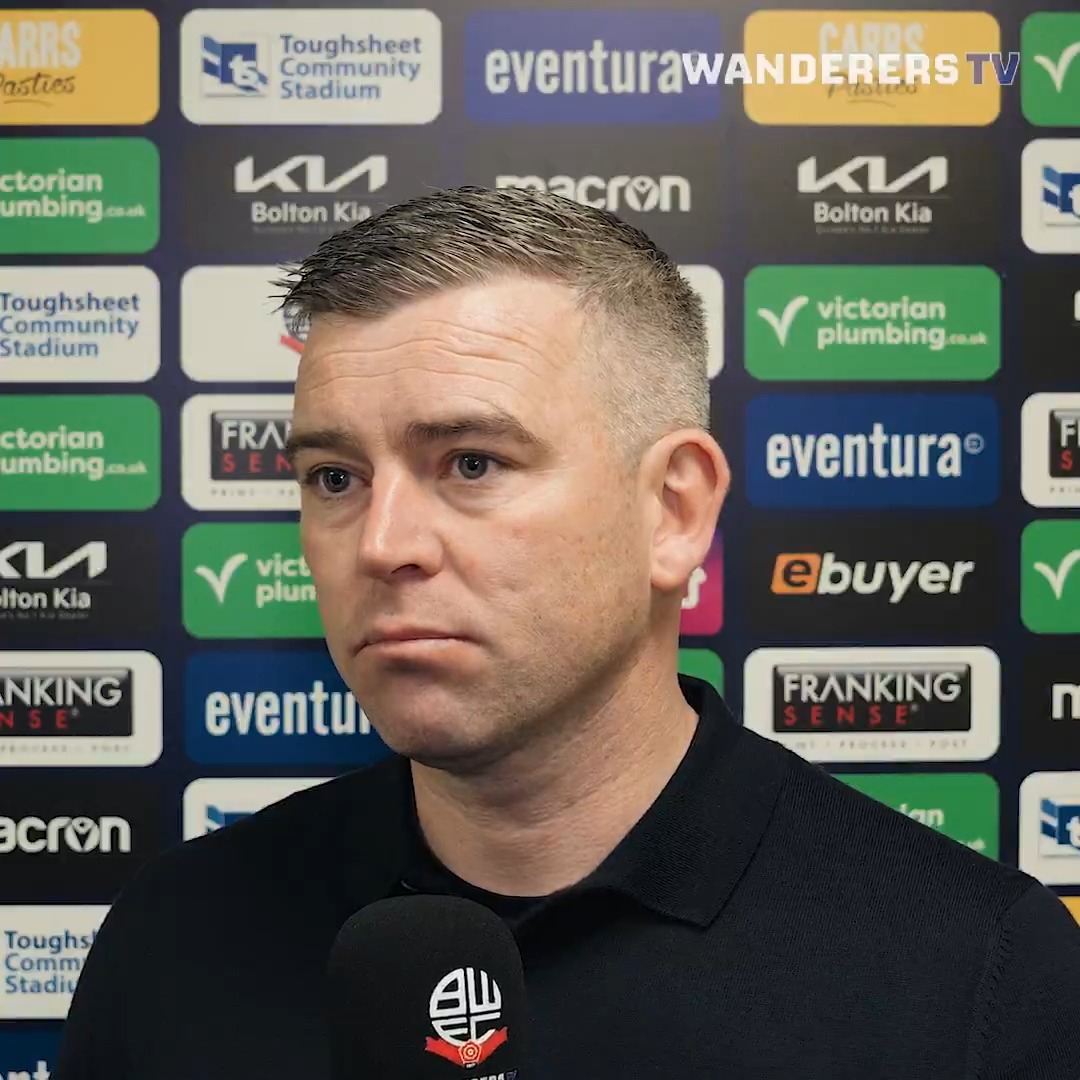 Steven Schumacher's reaction to today's game. 📺 #bwfc