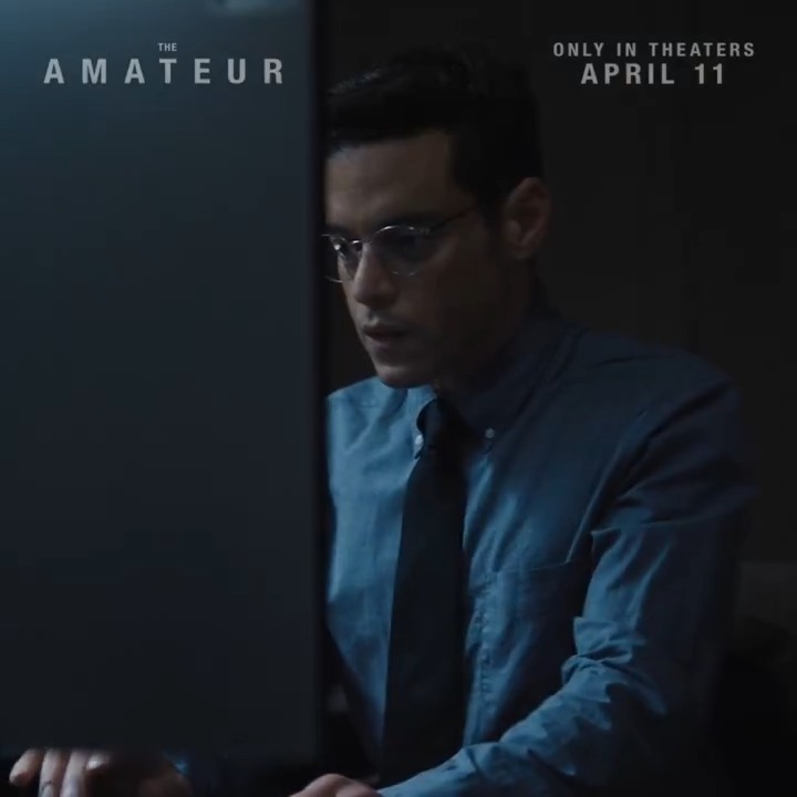 You'll never see him coming. #TheAmateur, starring Academy Award® winner Rami Malek and Academy Award® nominee Laurence Fishburne, arrives in theaters April 11.