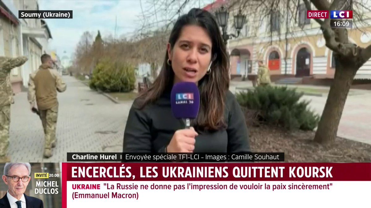 🗣️ "Les Russes sont en train, petit à petit, de reprendre tout le territoire de Koursk" rapporte, à Soumy, Charline Hurel ▶️ Marie-Aline MELIYI