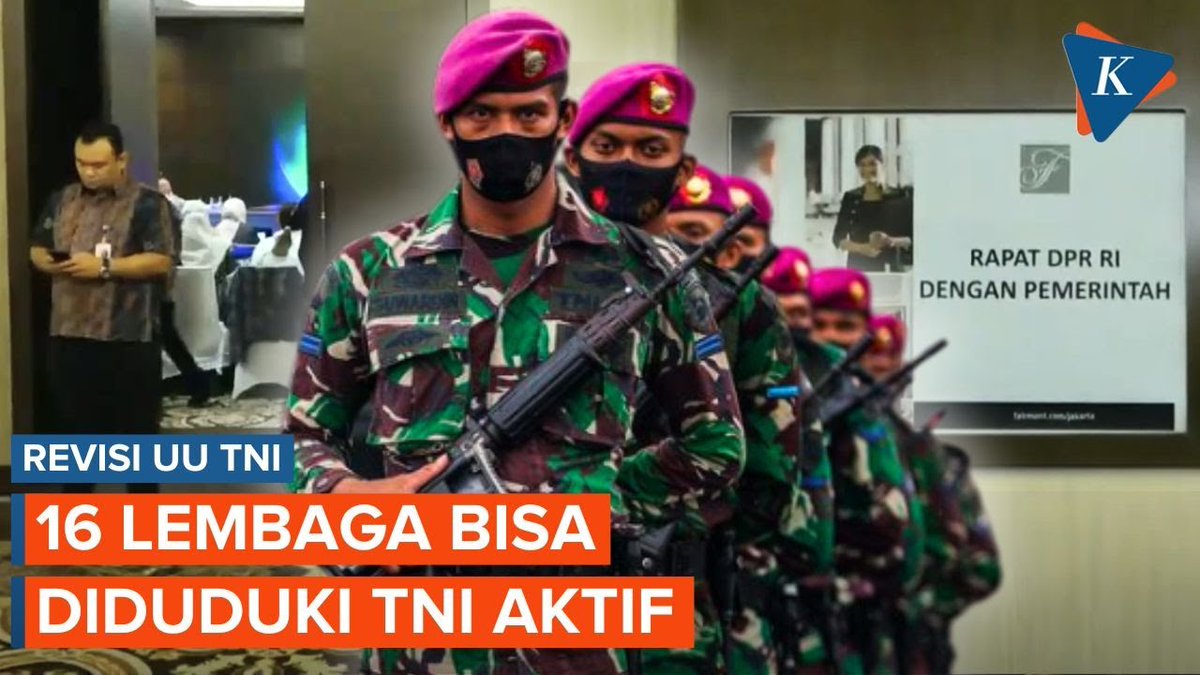 Revisi RUU TNI: Bertambah Jadi 16 Lembaga yang Bisa Diduduki Anggota TNI | #TNI #RevisiUUTNI