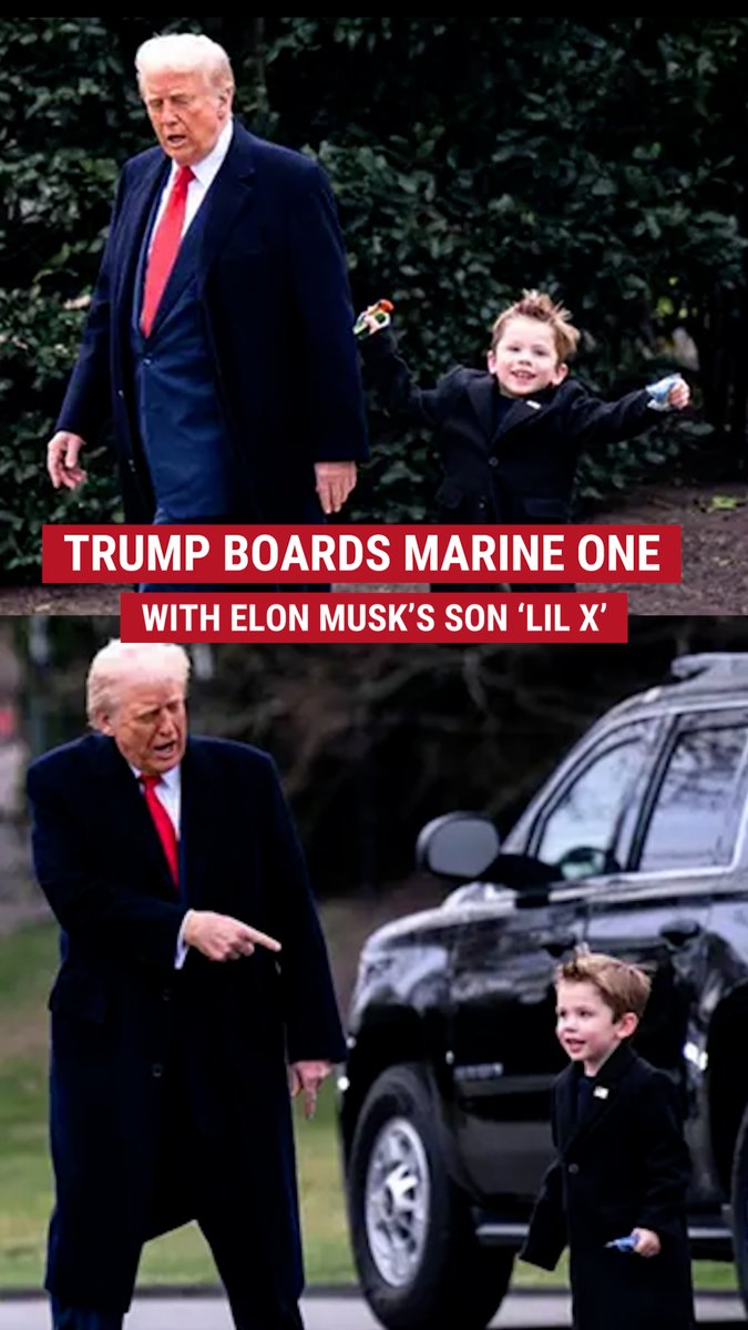 'MUSK' SEE MOMENT: Heartwarming video of President Trump with Elon Musk's young son "Lil X" goes viral, with one internet user saying, "I love this picture! Lil X looks so happy!