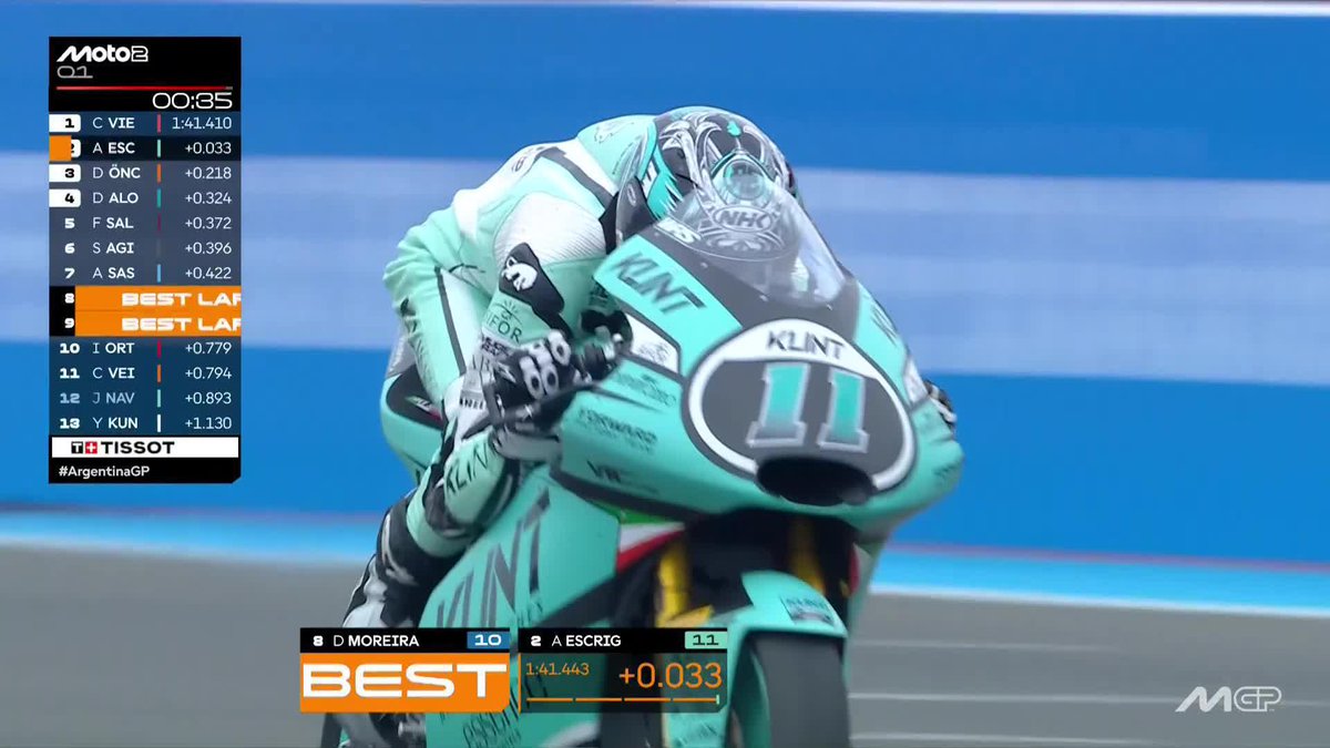 A superb lap by Alex Escrig takes him into the Top 4 👏 #ArgentinaGP 🇦🇷