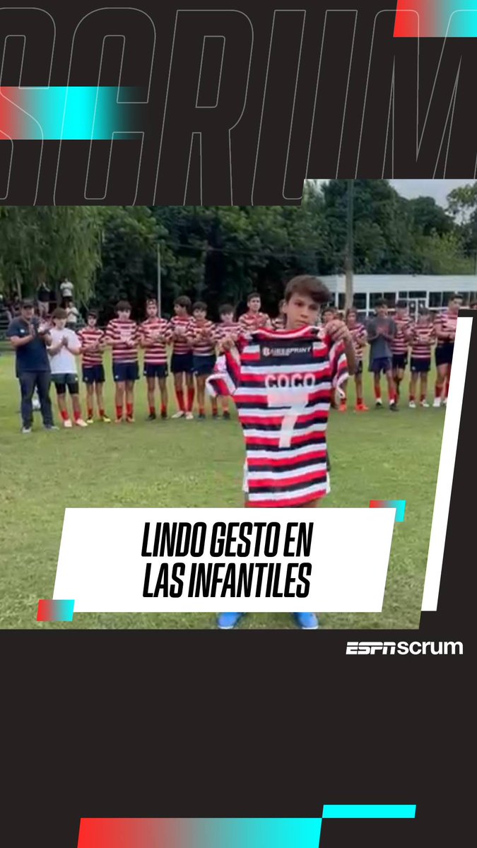 🙌🏉 El gesto de los chicos de la M14 de Santa Fe Rugby para sus pares de Estudiantes de Paraná. 🙁 Coco Treiyer, jugador de Estudiantes, afronta un difícil momento. 💪Fuerza Coco.