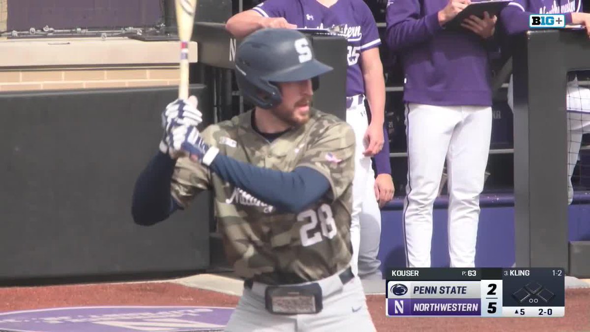 Kling Kong strikes again! Moonshot from Kling for his 9th of the year! T5 | PSU 3, NW 5 #WeAre