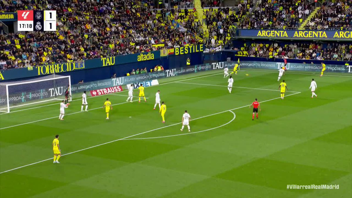 MBAPPE EQUALIZES FOR REAL MADRID MINUTES AFTER VILLARREAL OPENED THE SCORING 🍿