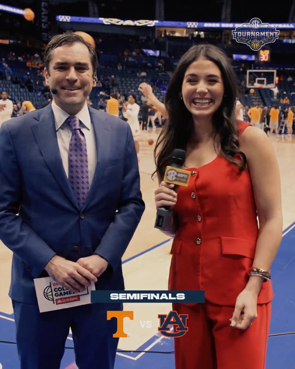 Stout D & High-powered O 😤 🎙️ Ashley ShahAhmadi and Pete Thamel chat about the key matchups in Tennessee Basketball - Auburn Basketball #SECMBB x #SECTourney