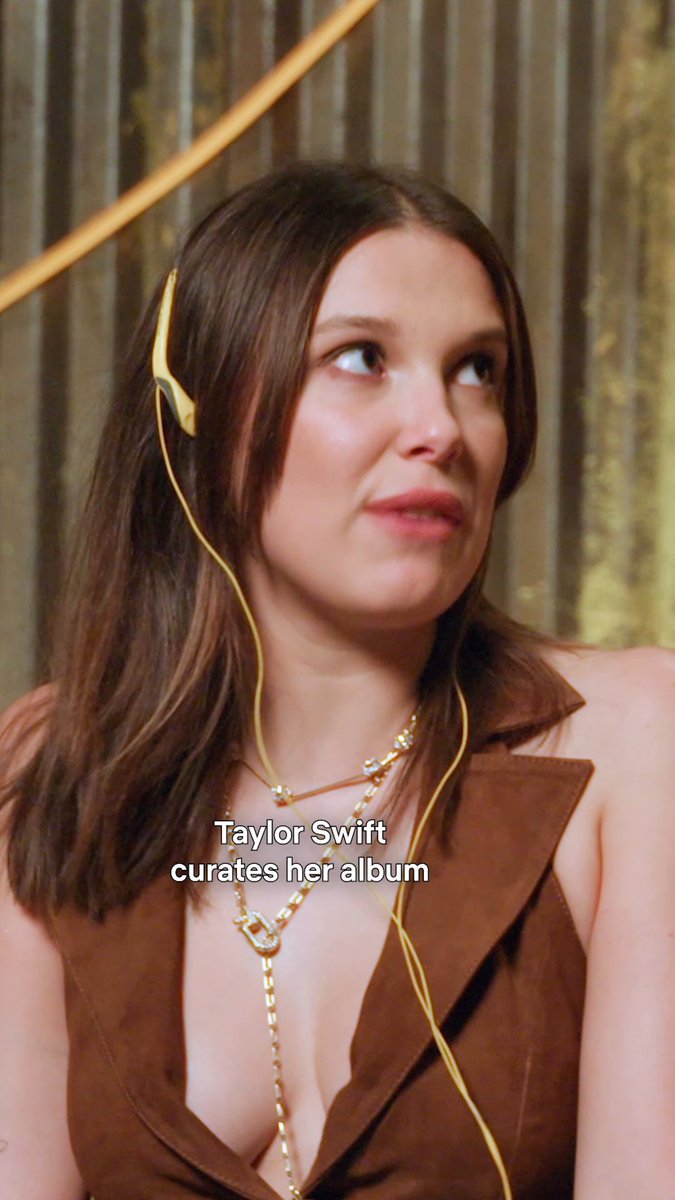Millie Bobby Brown is a swiftie through and through.
