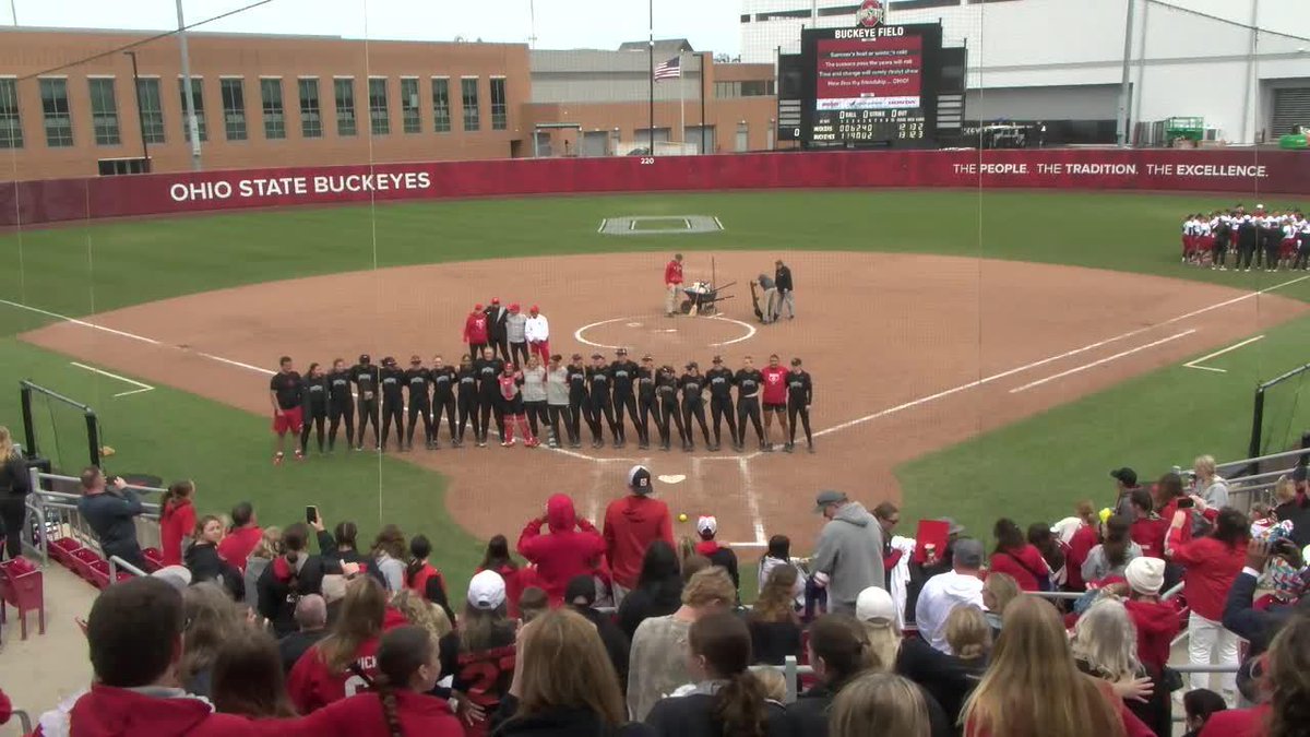 🚨 UPSET ALERT 🚨 Ohio State Softball grabs the 13-12 upset win to tie the series with No. 18 Nebraska! #NCAASoftball x 🎥 B1G+ / Ohio State Softball