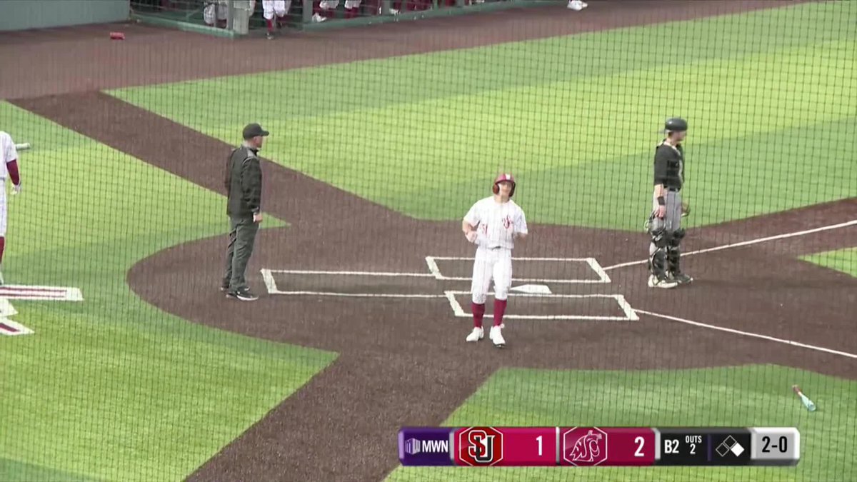 Washington State OF Max Hartman is having the strangest year. 0-hit games: 1 1-hit games: 12 2-hit games: 0 3-hit games: 0 4-hit games: 4 Has a hit in 16 of 17 games. Has size and strength projection. .400/.462/.543 so far.