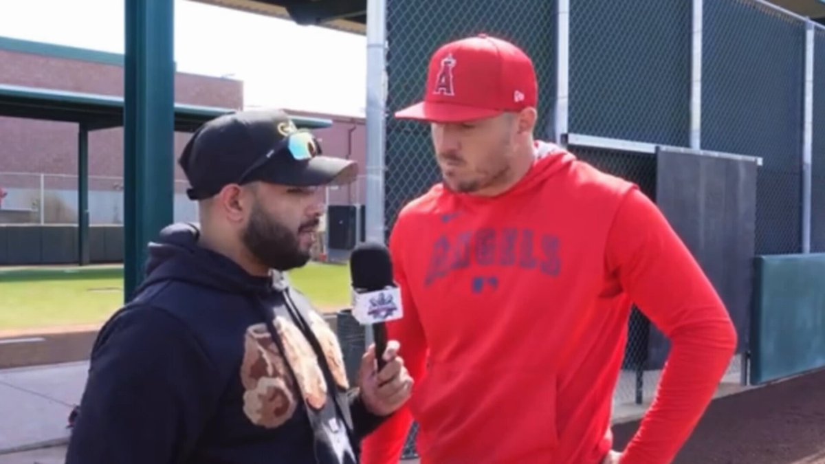 Me avisan si después de esto me puedo ir para mi casa 😂🐐🐐 #Springtraining2025🌵🏜️ #MikeTrout