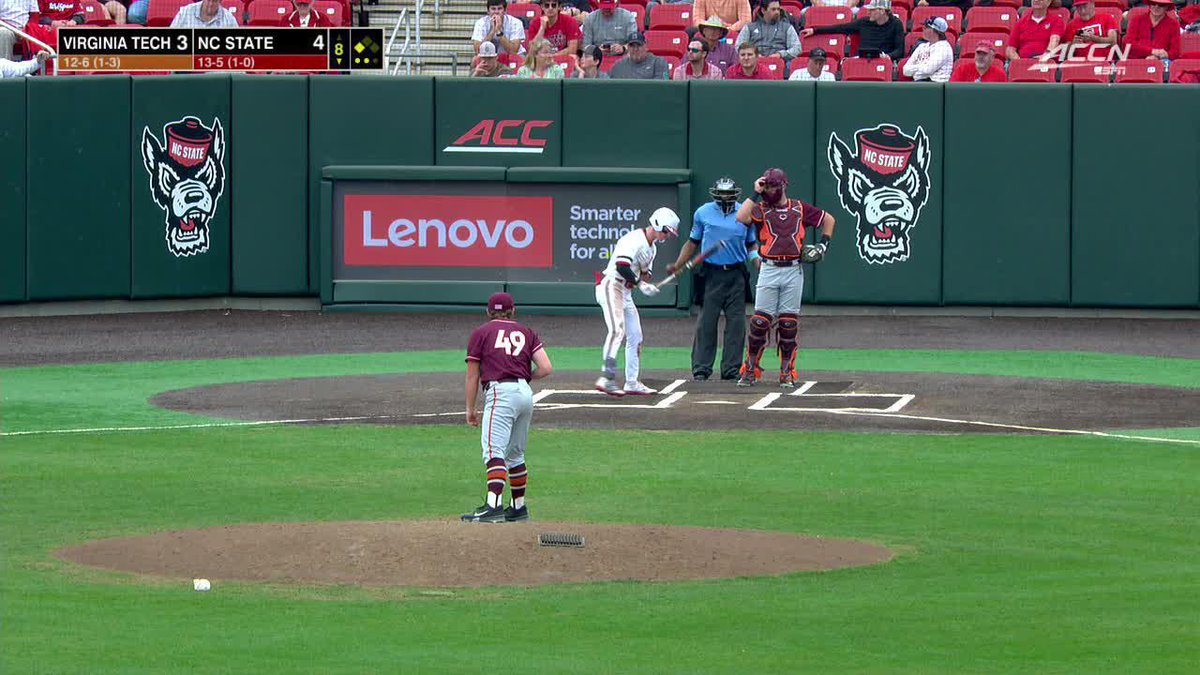 Swing. Boom. Gone. 🚀 B8 | NCSU 6, VT 3