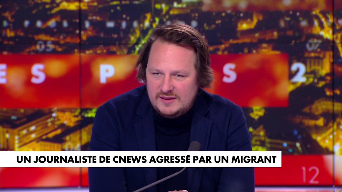 «Il ne se passe rien alors que le journaliste se fait frapper», accuse Geoffroy Lejeune à propos du manque de confraternité pour le journaliste de CNEWS agressé à la Gaité Lyrique dans #HDPros2WE