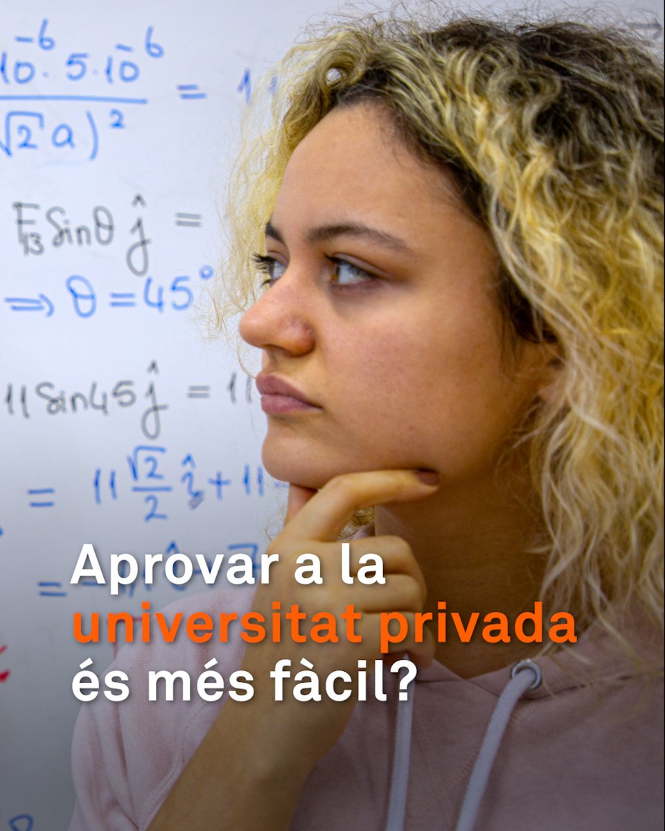 Si estudies a la universitat privada, tens més probabilitats d’aprovar que si ho fas a la pública. És una de les conclusions de les dades obtingudes pel Aquesta és l'anàlisi que en fan els experts