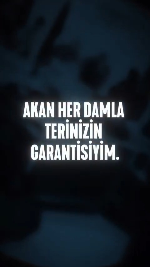 Akan her damla terinizin garantisiyim… Haydi Dadaş 👊