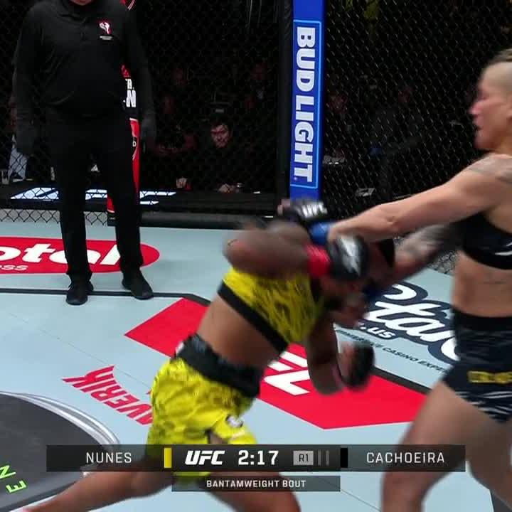 PRISCILA CACHOEIRA NEEDED ONE PUNCH 👊 #UFCVegas104