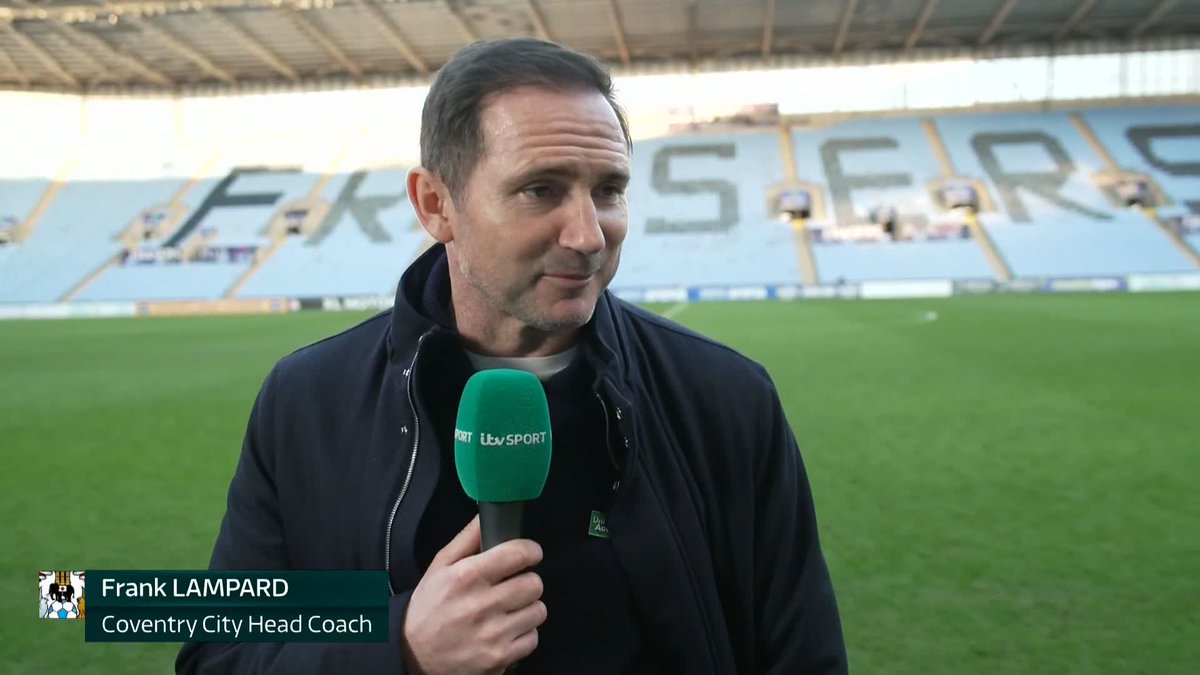 "His individual performance was special" ✨ Coventry City boss Frank Lampard on Haji Wright's hat-trick #ITVFootball | EFL | Katie Shanahan 🎙