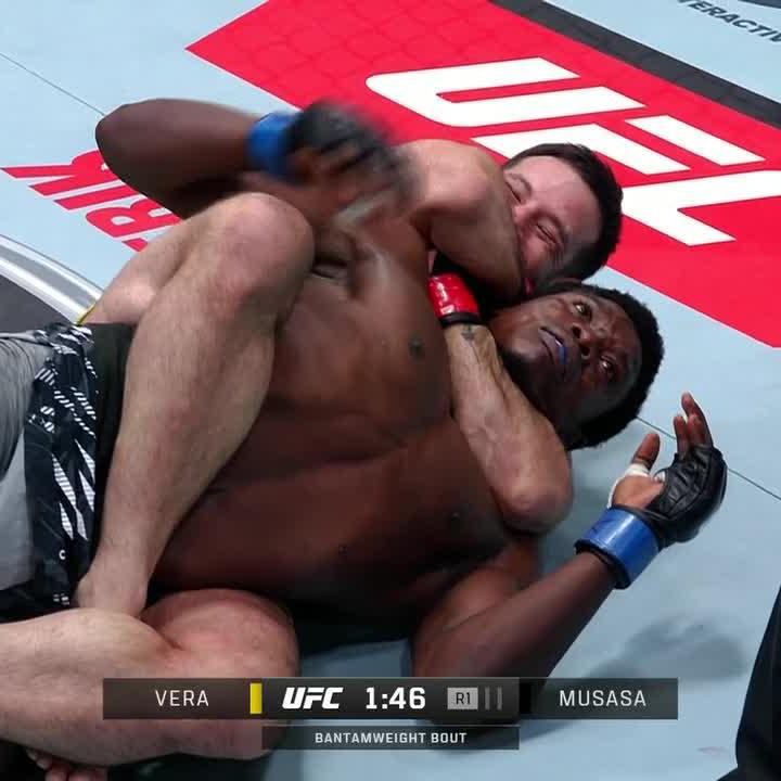 CARLOS VERA WITH A MAJOR UPSET 😳 #UFCVegas104