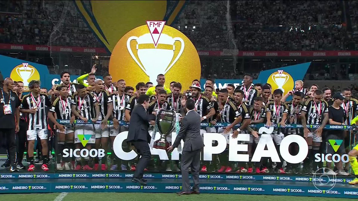 Hexacampeão seguido, 50 títulos mineiros no total. Clube Atlético Mineiro, Galo forte e vingador!