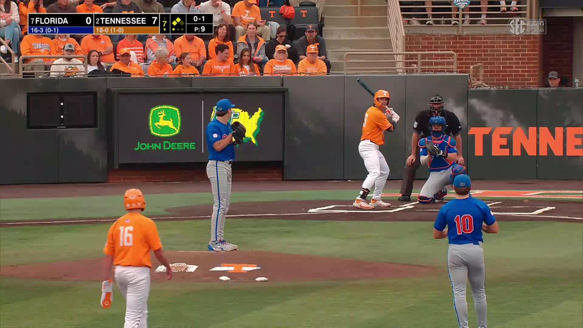 Oh my lord.... Tennessee with a 10-0 clean sheet run rule to take the series 🤣 Vols move to 19-0