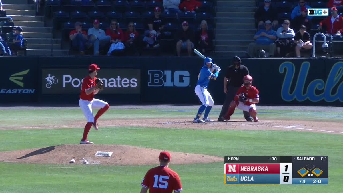 That ball is 𝐃𝐄𝐒𝐓𝐑𝐎𝐘𝐄𝐃‼️ 📺B1G+ 🖥️ #GoBruins