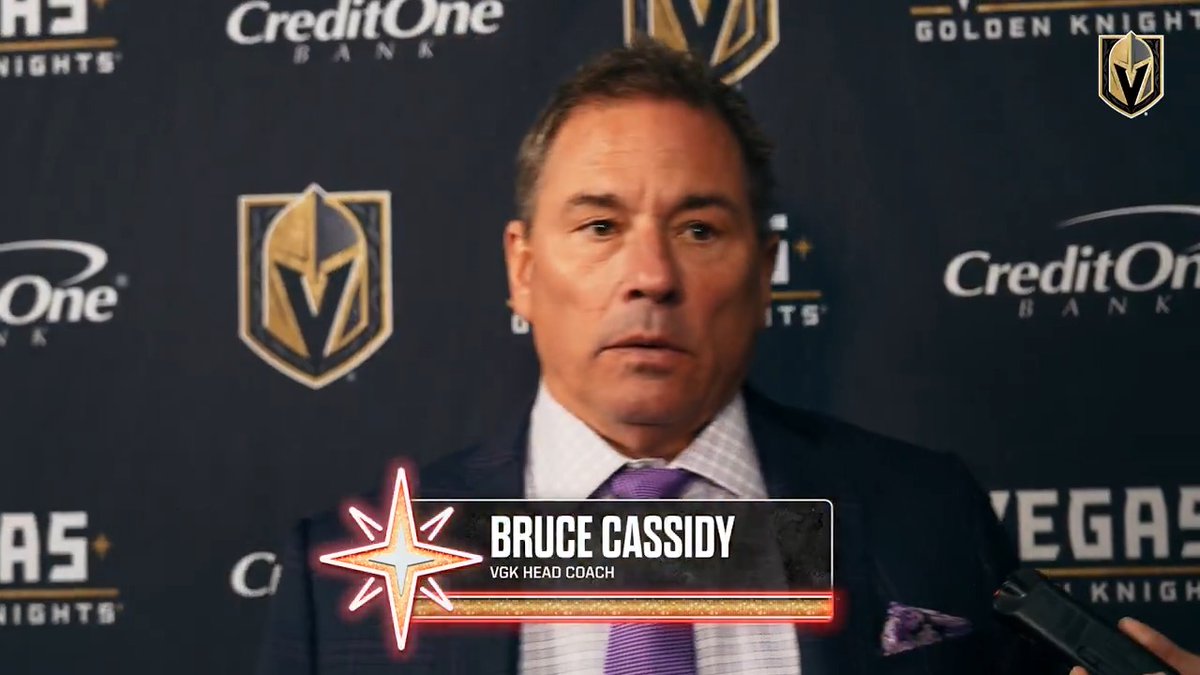 🎥 Head Coach Bruce Cassidy after Saturday's shootout loss in Buffalo.