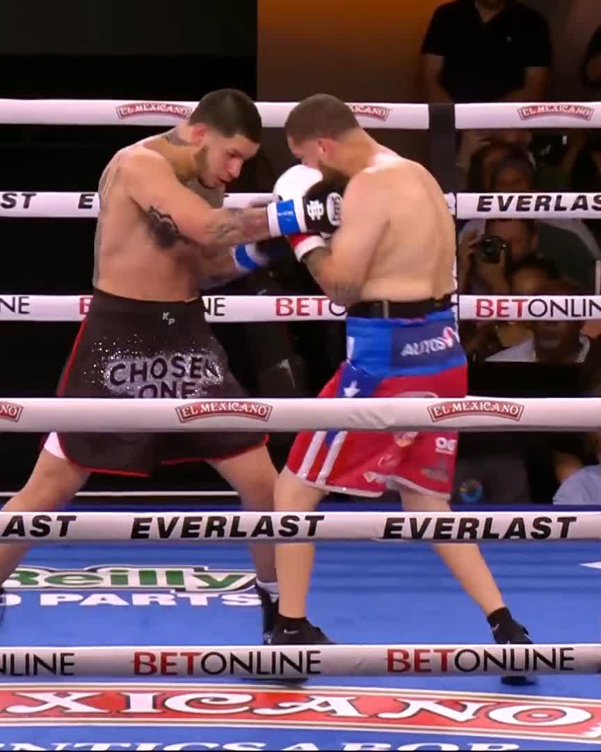 EDGAR BERLANGA WITH THE 1ST ROUND KO‼️ #Boxing 💥💥🥊🥊🥊