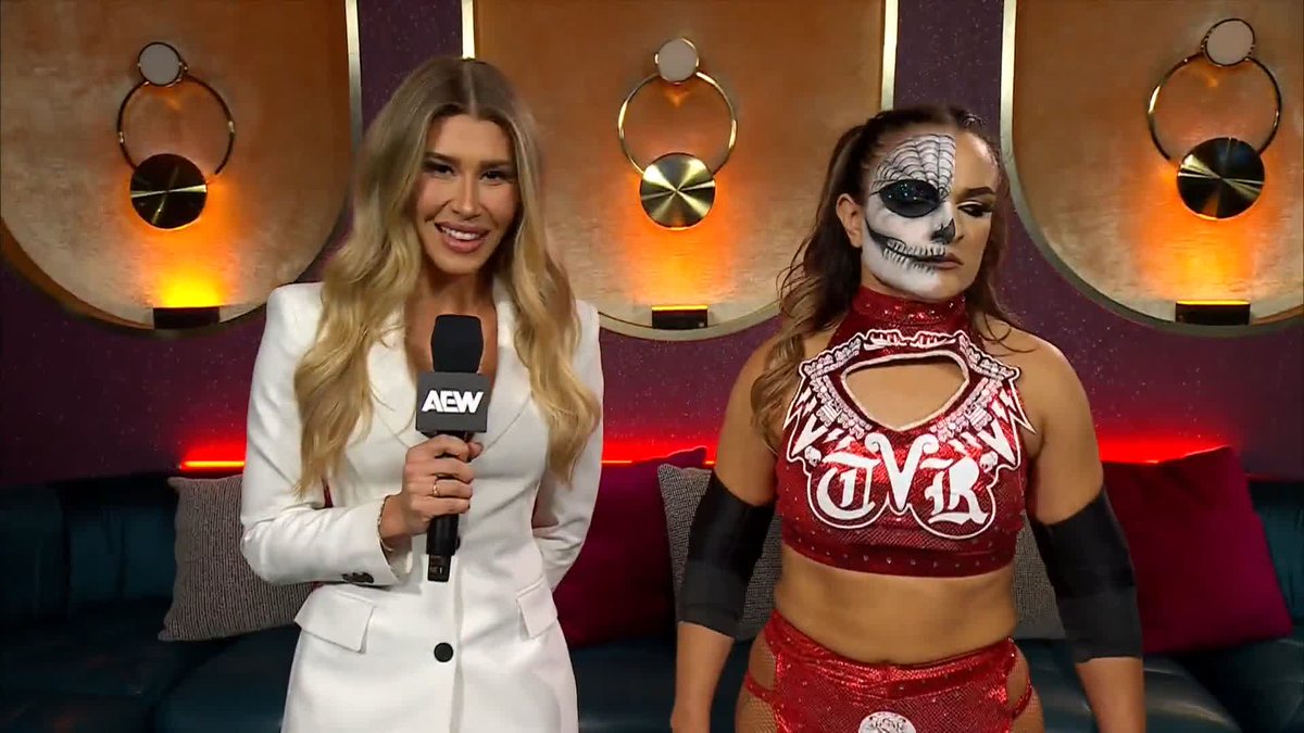 Former AEW Women's World Champion Thunder Rosa wants to teach Megan Bayne a lesson about respect, but Megan Bayne isn't going to hear anything about it! Watch #AEWCollision LIVE on TNT & Max @ThunderRosa22 | @MeganBayne