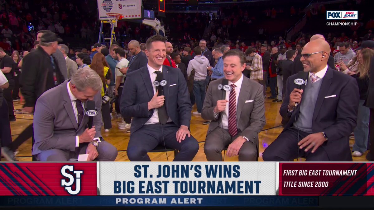How does Rick Pitino plan on celebrating the Big East Tournament win? "I'm gonna drink a quart of Jameson's."