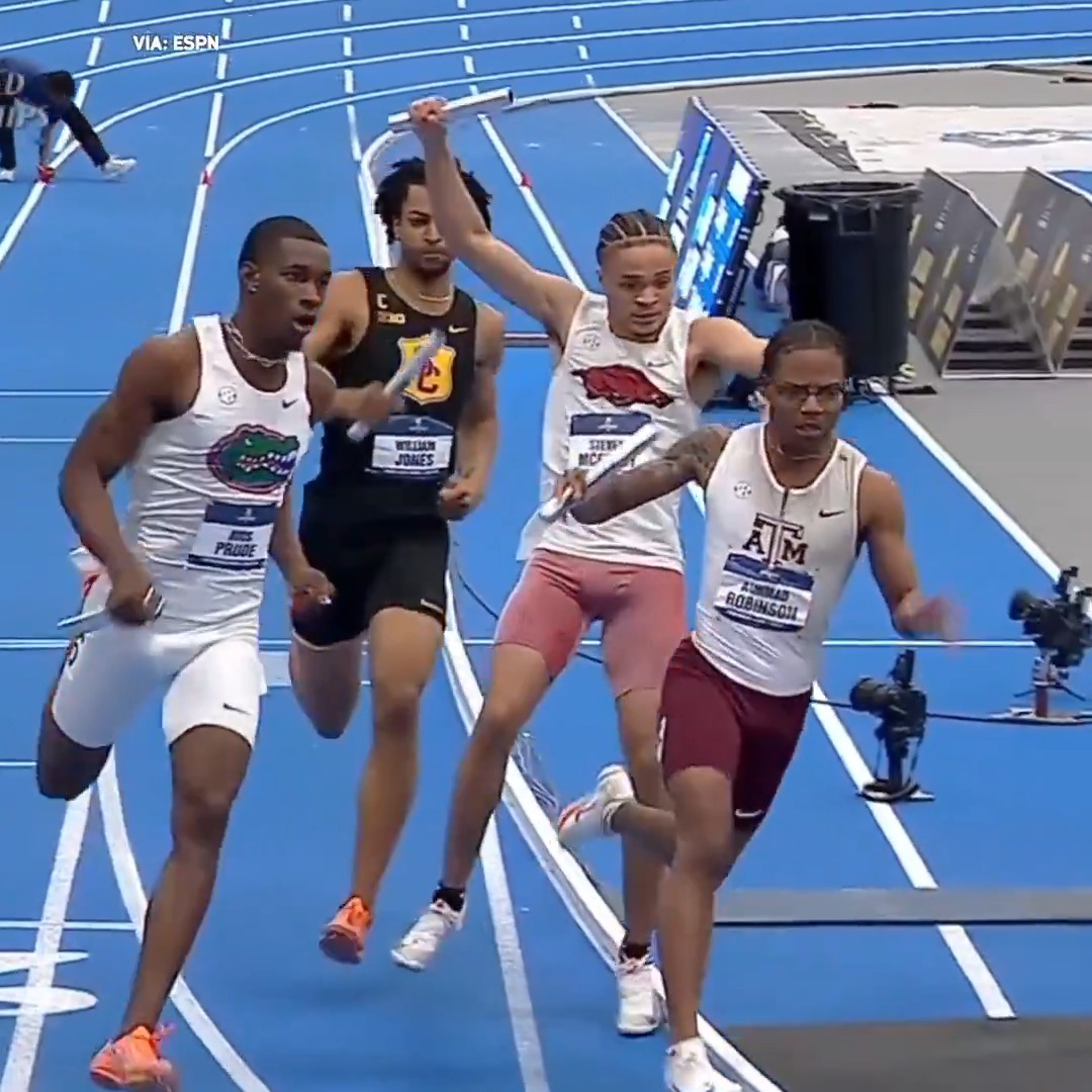 Soooooo that happened. More 4x400m drama.