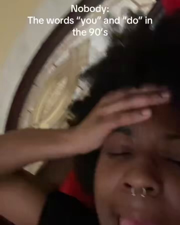 The way singers in the 90’s sang “you and do” were unmatched! 😍🤣