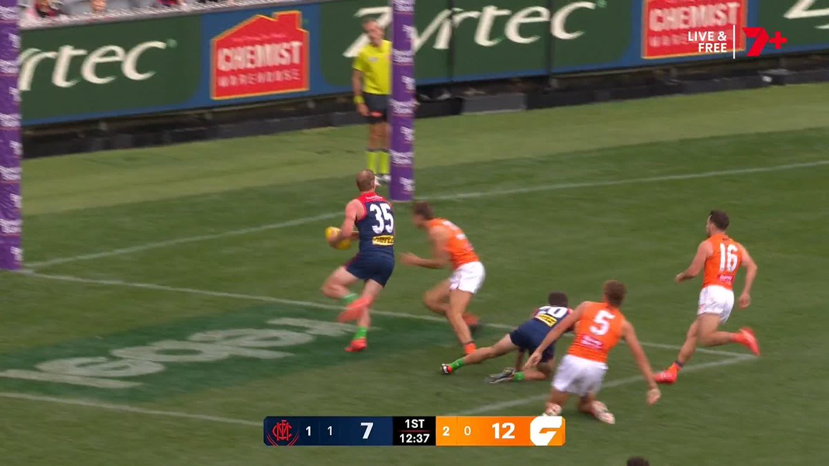 "Spot on, insufficient intent." #AFLDeesGiants