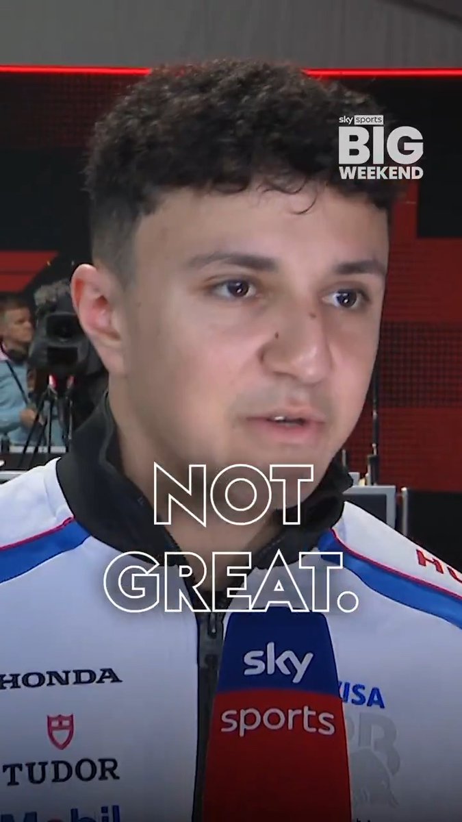 "It's just embarrasing" 😣 A dejected Isack Hadjar reacts to his formation lap crash 🗣️