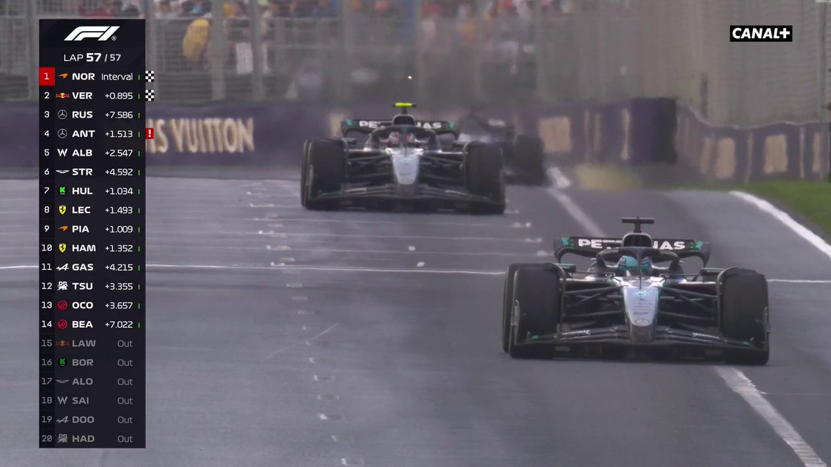 LANDO NORRIS remporte le PREMIER GP de la SAISON de Formule 1 !! La bataille dans le dernier tour contre VERSTAPPEN.. HALLUCINANT 😳